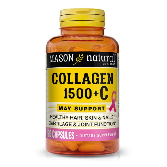MASON NATURAL HYDROLYZED COLLAGEN 1500 +C 120 CAPSULES MASON NATURAL HYDROLYZED COLLAGEN 1500 +C 120 CAPSULES