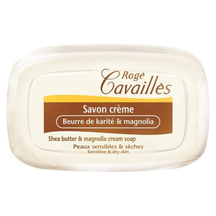 Rogé Cavaillès Savon crème beurre de karité et magnolia 115g Rogé Cavaillès Savon crème beurre de karité et magnolia 115g