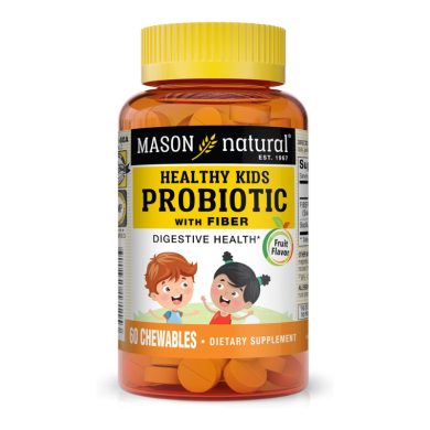MASON NATURAL HEALTHY KIDS PROBIOTIC WITHE FIBER 60 CHEWABLES MASON NATURAL HEALTHY KIDS PROBIOTIC WITHE FIBER 60 CHEWABLES