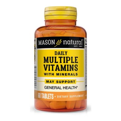 MASON NATURAL DAILY MULTIPLE VITAMINS AND MINERALS 60 COMPRIMES MASON NATURAL DAILY MULTIPLE VITAMINS AND MINERALS 60 COMPRIMES