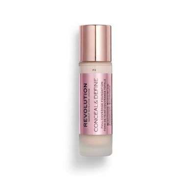 MAKEUP REVOLUTION CONCEAL AND DEFINE FOND DE TEINT LIQUIDE  MAKEUP REVOLUTION CONCEAL AND DEFINE FOND DE TEINT LIQUIDE