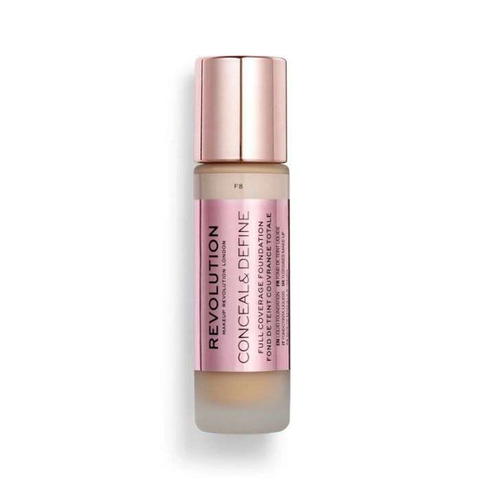 MAKEUP REVOLUTION CONCEAL AND DEFINE FOND DE TEINT LIQUIDE 