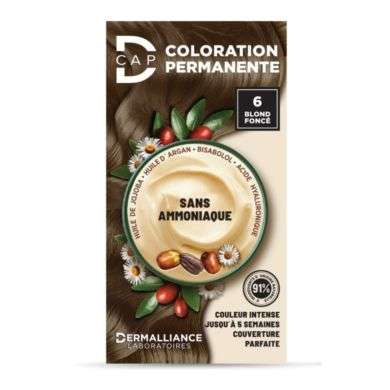 D CAP COLORATION PERMANENTE N 6 BLOND FONCE D CAP COLORATION PERMANENTE N 6 BLOND FONCE