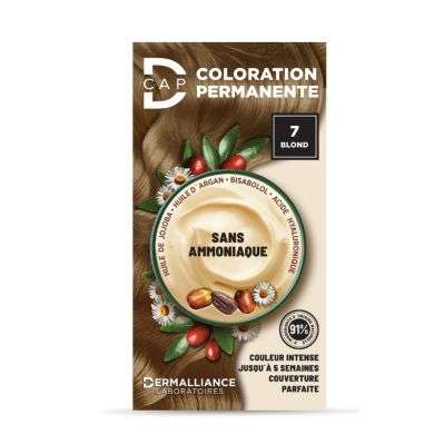 D CAP COLORATION PERMANENTE N 7 BLOND D CAP COLORATION PERMANENTE N 7 BLOND