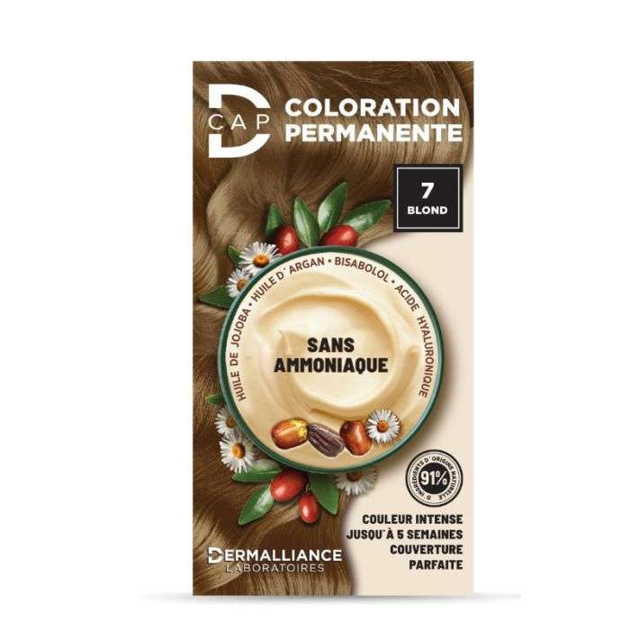 D CAP COLORATION PERMANENTE N 7 BLOND D CAP COLORATION PERMANENTE N 7 BLOND
