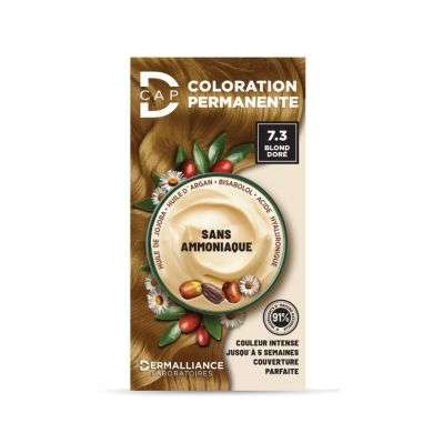 D CAP COLORATION PERMANENTE N 7.3 BLOND DORE D CAP COLORATION PERMANENTE N 7.3 BLOND DORE