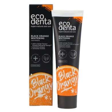 ECODENTA DENTIFRICE BLANCHISSANT AU CHARBON ACTIF ET ORANGE 100 ML ECODENTA DENTIFRICE BLANCHISSANT AU CHARBON ACTIF ET ORANGE 100 ML