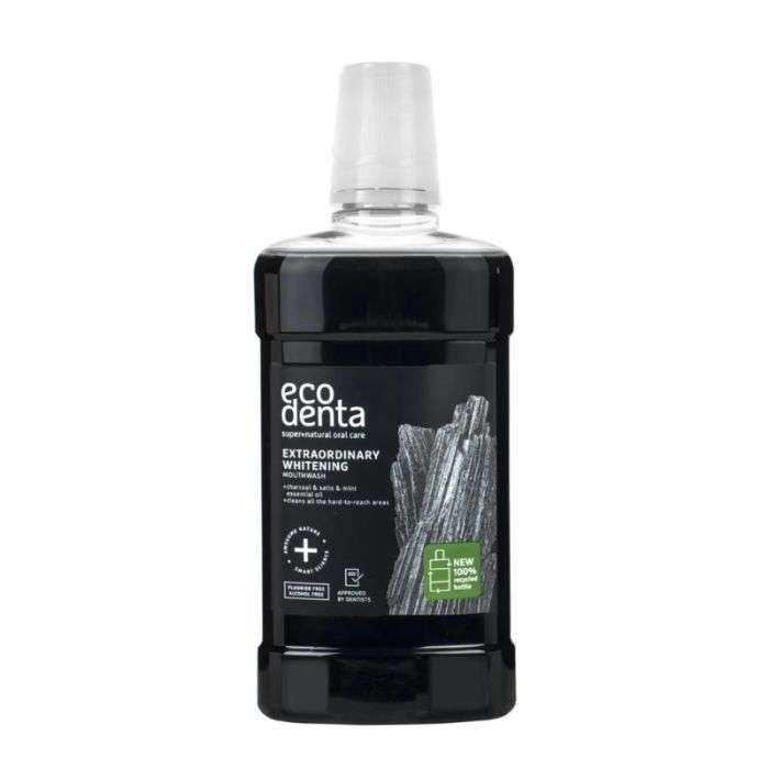 ECODENTA BAIN DE BOUCHE BLANCHISSANT AU CHARBON ACTIF 500 ML ECODENTA BAIN DE BOUCHE BLANCHISSANT AU CHARBON ACTIF 500 ML