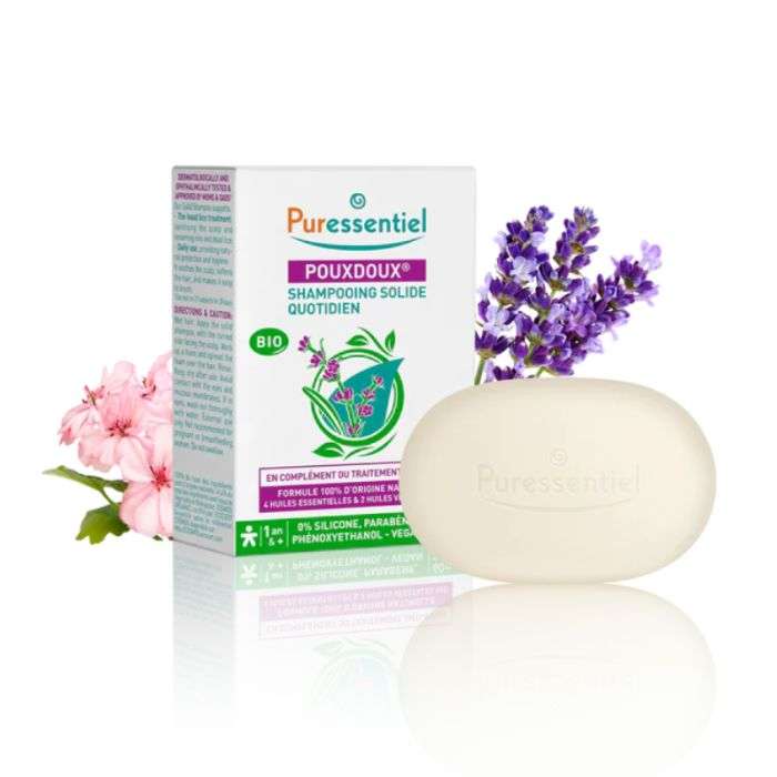 PURESSENTIEL POUXDOUX SHAMPOOIND SOLIDE 60 G PURESSENTIEL POUXDOUX SHAMPOOIND SOLIDE 60 G