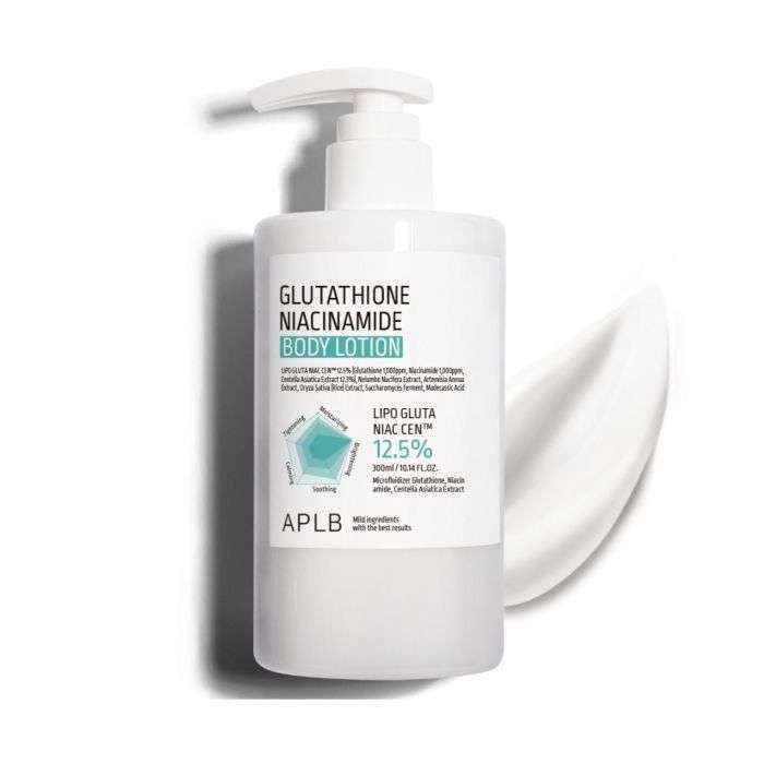 APLB GLUTATHIONE NIACINAMIDE BODY LOTION 300 ML APLB GLUTATHIONE NIACINAMIDE BODY LOTION 300 ML