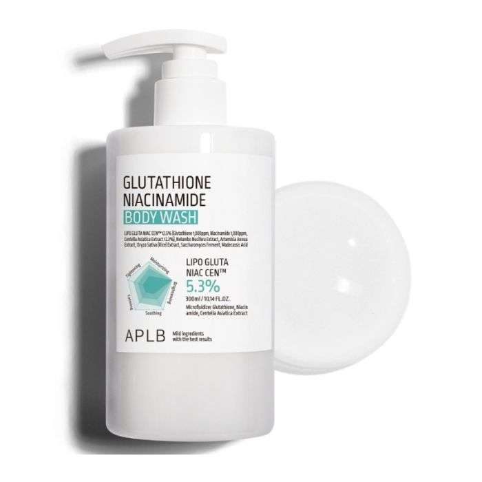 APLB GLUTATHIONE NIACINAMIDE BODY WASH 300 ML APLB GLUTATHIONE NIACINAMIDE BODY WASH 300 ML