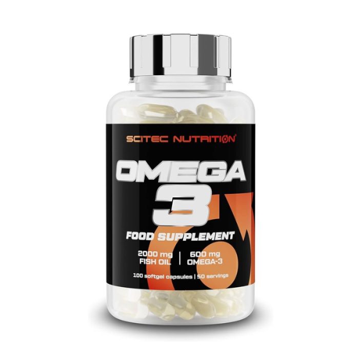 SCITEC NUTRITION OMEGA 3 COMPLEMENT ALIMENTAIRE HUILE DE POISSON 100 GELULES SCITEC NUTRITION OMEGA 3 COMPLEMENT ALIMENTAIRE HUILE DE POISSON 100 GELULES