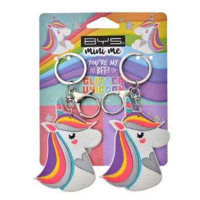 BYS MINI ME GLITTER UNICORN BFF ACCESSOIRES DE SAC BYS MINI ME GLITTER UNICORN BFF ACCESSOIRES DE SAC
