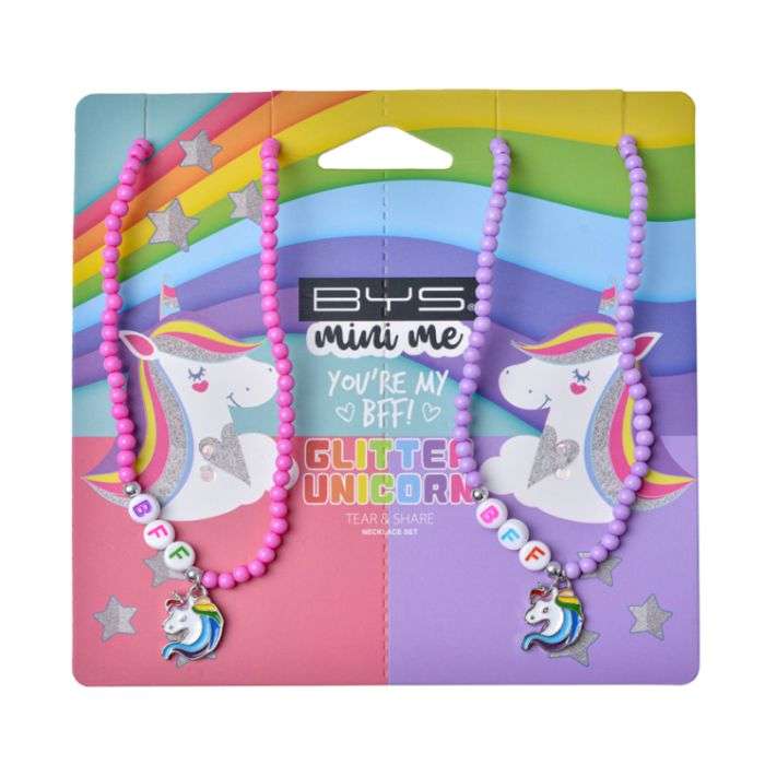 BYS MINI ME COLLIER GLITTER UNICORN BYS MINI ME COLLIER GLITTER UNICORN