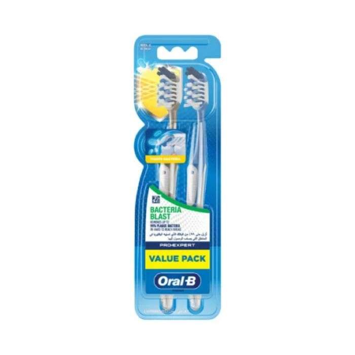 ORAL B PRO EXPERT BROSSE A DENTS ANTI BACTERIA PACK DE 2 ORAL B PRO EXPERT BROSSE A DENTS ANTI BACTERIA PACK DE 2