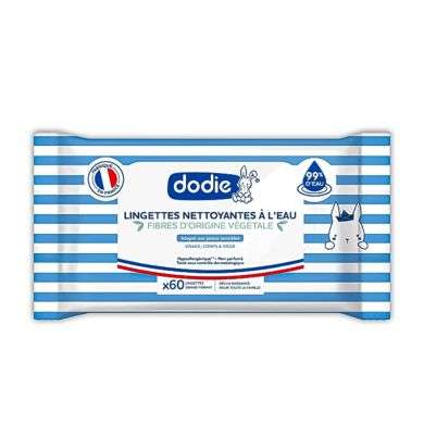 DODIE LINGETTES NETTOYANTES A L EAU 60 DODIE LINGETTES NETTOYANTES A L EAU 60