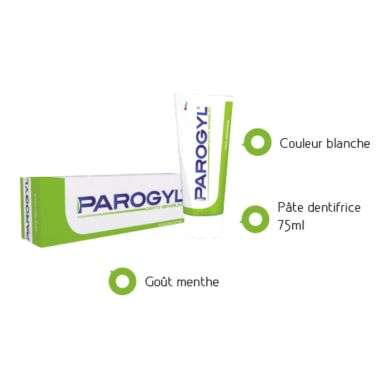 PAROGYL PATE DENTIFRICE DENTS SENSIBLES PAROGYL PATE DENTIFRICE DENTS SENSIBLES
