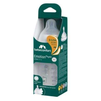 BEBE CONFORT BIBERON EMOTION PHYSIO 270 ML 0-12 MOIS BEBE CONFORT BIBERON EMOTION PHYSIO 270 ML 0-12 MOIS