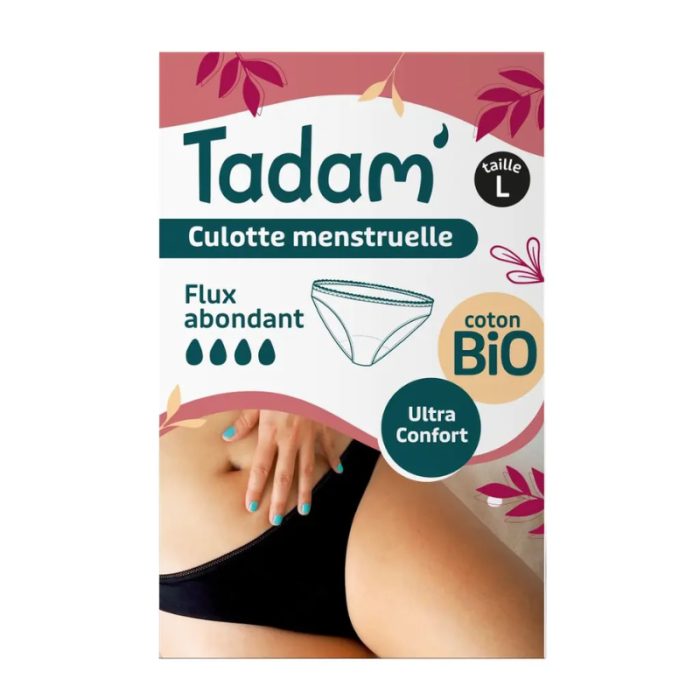 TADAM CULOTTE MENSTRUELLE COTON BIO ULTRA CONFORT TADAM CULOTTE MENSTRUELLE COTON BIO ULTRA CONFORT