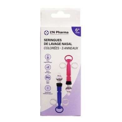 L2N PHARMA SERINGUES DE LAVAGE NASAL 6MOIS + L2N PHARMA SERINGUES DE LAVAGE NASAL 6MOIS +