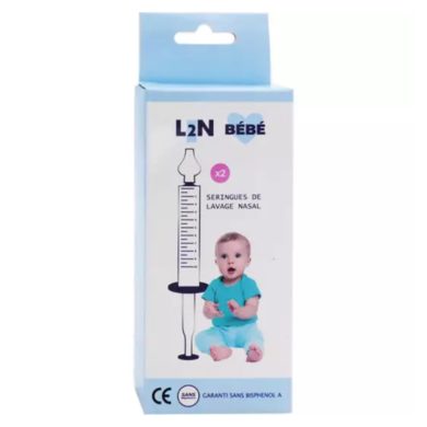 L2N BEBE X2 SERINGUE DE LAVAGE NASAL L2N BEBE X2 SERINGUE DE LAVAGE NASAL