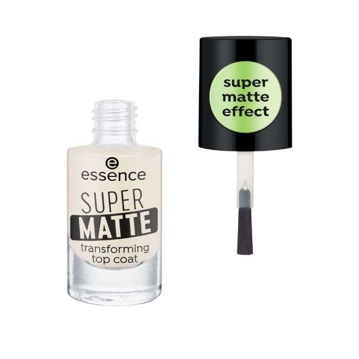 ESSENCE TOP COAT SUPER MATTE 8ML ESSENCE TOP COAT SUPER MATTE 8ML
