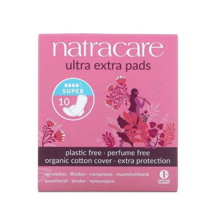 NATRACARE ULTRA EXTRA PADS BOITE DE 10 SUPER NATRACARE ULTRA EXTRA PADS BOITE DE 10 SUPER