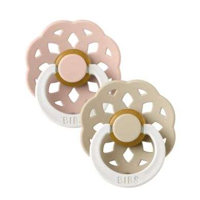 BIBS BOHEME PACIFIER NATURAL RUBBER ROUND SIZE 2 PACK DE 2 GLOW IN THE DARK BLUSH GLOW ET VANILLA GLOW BIBS BOHEME PACIFIER NATURAL RUBBER ROUND SIZE 2 PACK DE 2 GLOW IN THE DARK BLUSH GLOW ET VANILLA GLOW