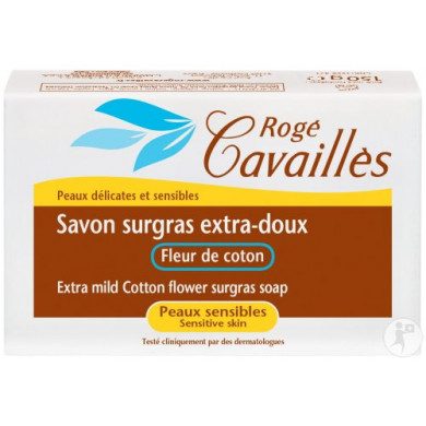 Rogé Cavaillès Savon parfumé fleur de coton 250g Rogé Cavaillès Savon parfumé fleur de coton 250g