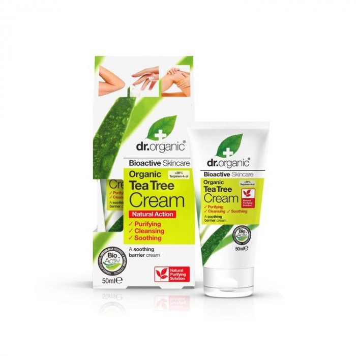 DR. ORGANIC CRÈME ANTISEPTIQUE AU TEA TREE 50ML DR. ORGANIC CRÈME ANTISEPTIQUE AU TEA TREE 50ML