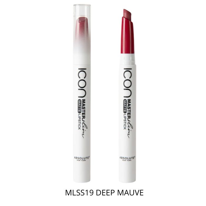 ABSOLUTE NEW YORK ICONE MASTER SLIM MATTE LIPSTICK 1.3 G ABSOLUTE NEW YORK ICONE MASTER SLIM MATTE LIPSTICK 1.3 G
