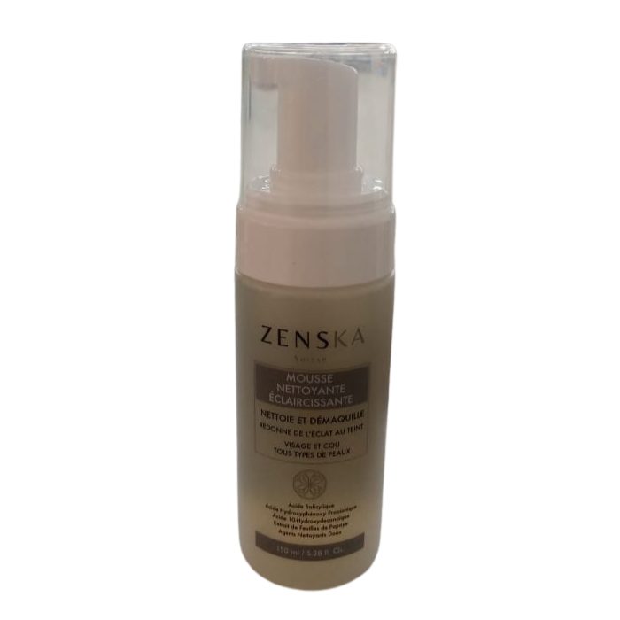 ZENSKA MOUSSE NETTOYANTE ECLAIRCISSANTE 150 ML ZENSKA MOUSSE NETTOYANTE ECLAIRCISSANTE 150 ML