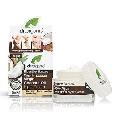 DR. ORGANIC CRÈME DE NUIT À BASE DE COCO 50 ML DR. ORGANIC CRÈME DE NUIT À BASE DE COCO 50 ML
