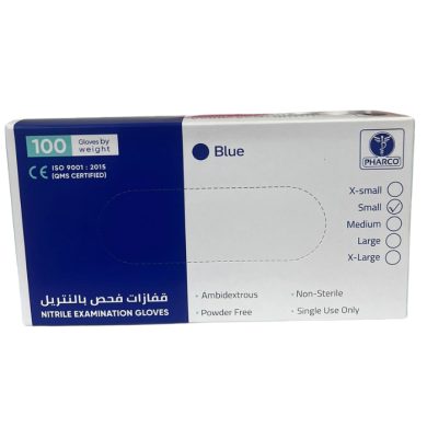 PHARCO BLUE NITRILE EXAMINATION GANTS TAILLE S 100 UNITES PHARCO BLUE NITRILE EXAMINATION GANTS TAILLE S 100 UNITES