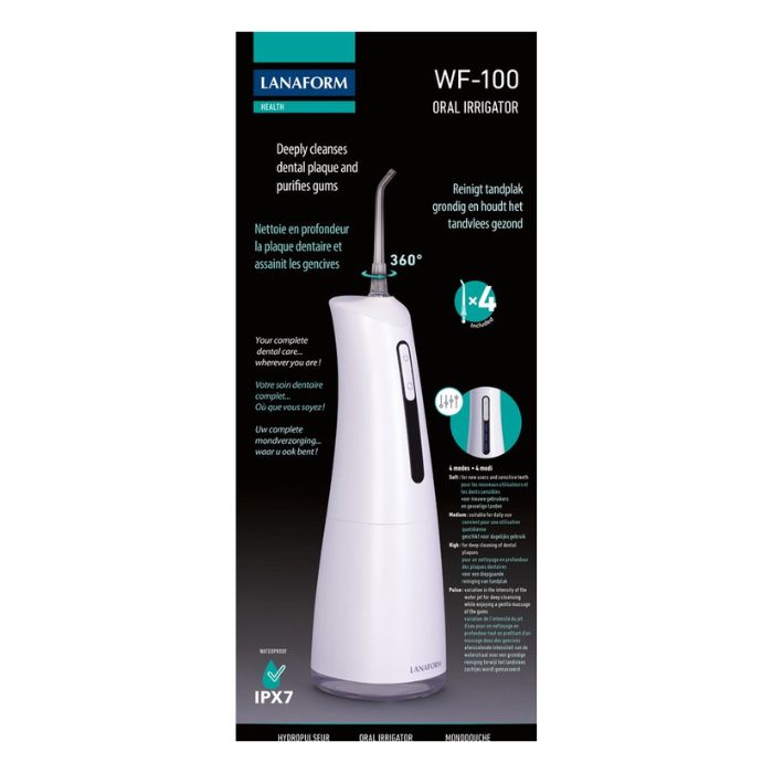 LANAFORM HYDROPULSEUR Nettoyant dentaire Triple action
