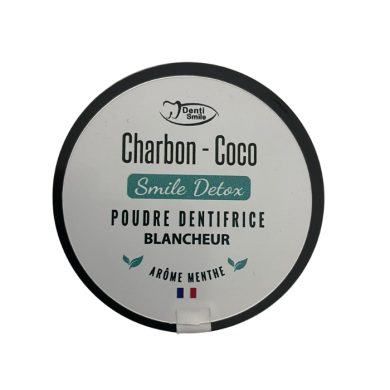 DENTI SMILE CHARBON COCO DETOX POUDRE DENTIFRICE BLANCHEUR 10G DENTI SMILE CHARBON COCO DETOX POUDRE DENTIFRICE BLANCHEUR 10G