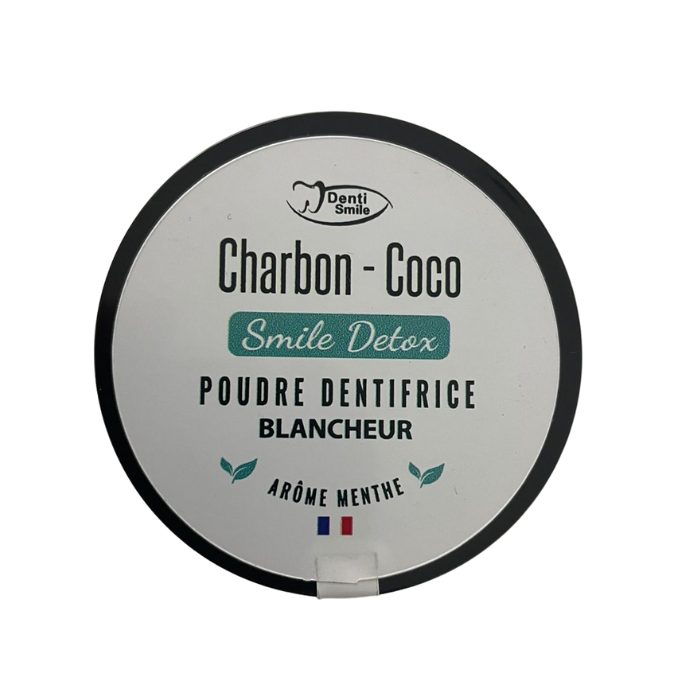 DENTI SMILE CHARBON COCO DETOX POUDRE DENTIFRICE BLANCHEUR 10G DENTI SMILE CHARBON COCO DETOX POUDRE DENTIFRICE BLANCHEUR 10G