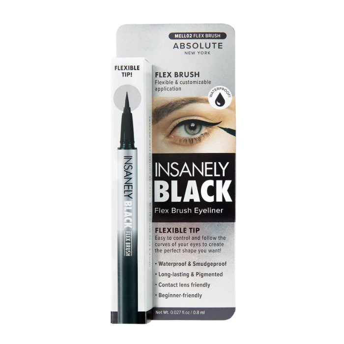 ABSOLUTE NEW YORK INSANELY BLACK FLEX BRUSH EYELINER 0.8 ML ABSOLUTE NEW YORK INSANELY BLACK FLEX BRUSH EYELINER 0.8 ML