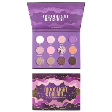 ABSOLUTE NEW YORK MOONLIGHT DREAM 12 COLOR MULTI FORMULA PALETTE 0.85 G X 12 MESP08 ABSOLUTE NEW YORK MOONLIGHT DREAM 12 COLOR MULTI FORMULA PALETTE 0.85 G X 12 MESP08