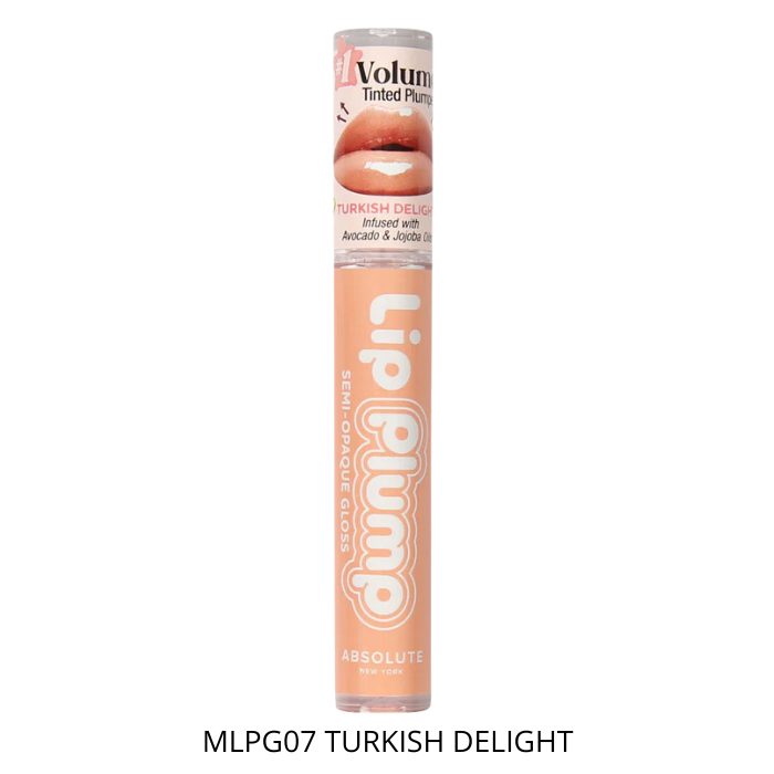 ABSOLUTE NEW YORK LIP PLUMP SEMI OPAQUE GLOSS 2.5 ML ABSOLUTE NEW YORK LIP PLUMP SEMI OPAQUE GLOSS 2.5 ML