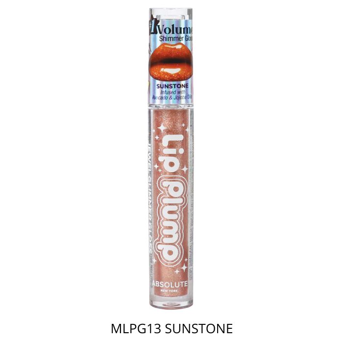 ABSOLUTE NEW YORK LIP PLUMP JEWEL GLIMMER GLOSS 2.5 ML