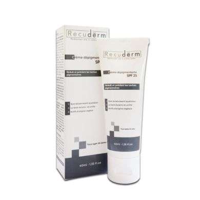 RECUDERM CREME DEPIGMENTANTE SPF 25 TOUS TYPE DE PEAU 40 ML RECUDERM CREME DEPIGMENTANTE SPF 25 TOUS TYPE DE PEAU 40 ML