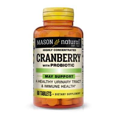 MASON NATURAL CRANBERRY WITH PROBIOTIC 60 TABLETS