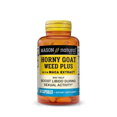 MASON NATURAL HORNY GOAT WEED PLUS WITH MACA EXTRACT 60 CAPSULES MASON NATURAL HORNY GOAT WEED PLUS WITH MACA EXTRACT 60 CAPSULES