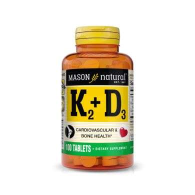 MASON NATURAL K2+D3 100 TABLETS MASON NATURAL K2+D3 100 TABLETS