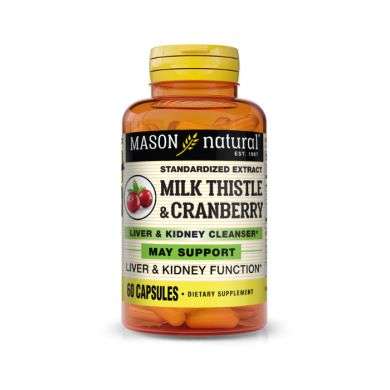 MASON NATURAL MILK THISTLE ET CRANBERRY 60 CAPSULES MASON NATURAL MILK THISTLE ET CRANBERRY 60 CAPSULES