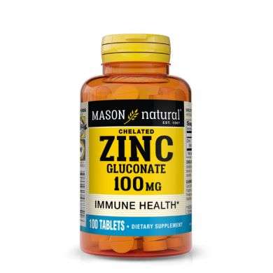 MASON NATURAL CHELATED ZINC 100 MG 100 COMPRIMES MASON NATURAL CHELATED ZINC 100 MG 100 COMPRIMES