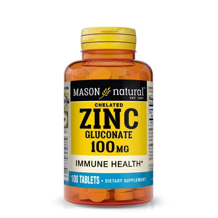 MASON NATURAL CHELATED ZINC 100 MG 100 COMPRIMES MASON NATURAL CHELATED ZINC 100 MG 100 COMPRIMES