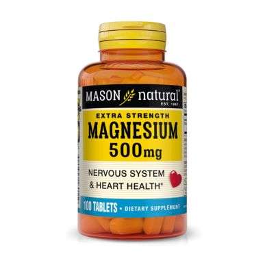 MASON NATURAL EXTRA STRENGTH MAGNESIUM 500 MG 100 TABLETS MASON NATURAL EXTRA STRENGTH MAGNESIUM 500 MG 100 TABLETS