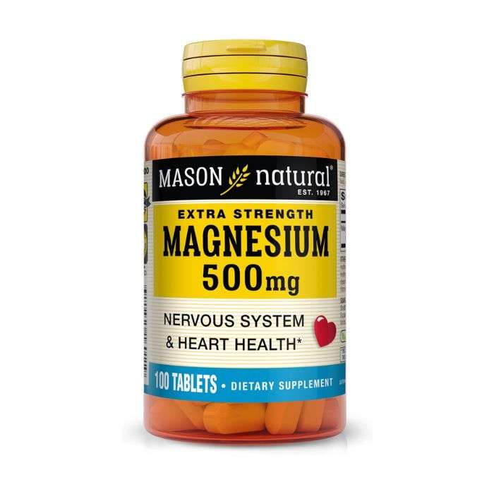 MASON NATURAL EXTRA STRENGTH MAGNESIUM 500 MG 100 TABLETS MASON NATURAL EXTRA STRENGTH MAGNESIUM 500 MG 100 TABLETS